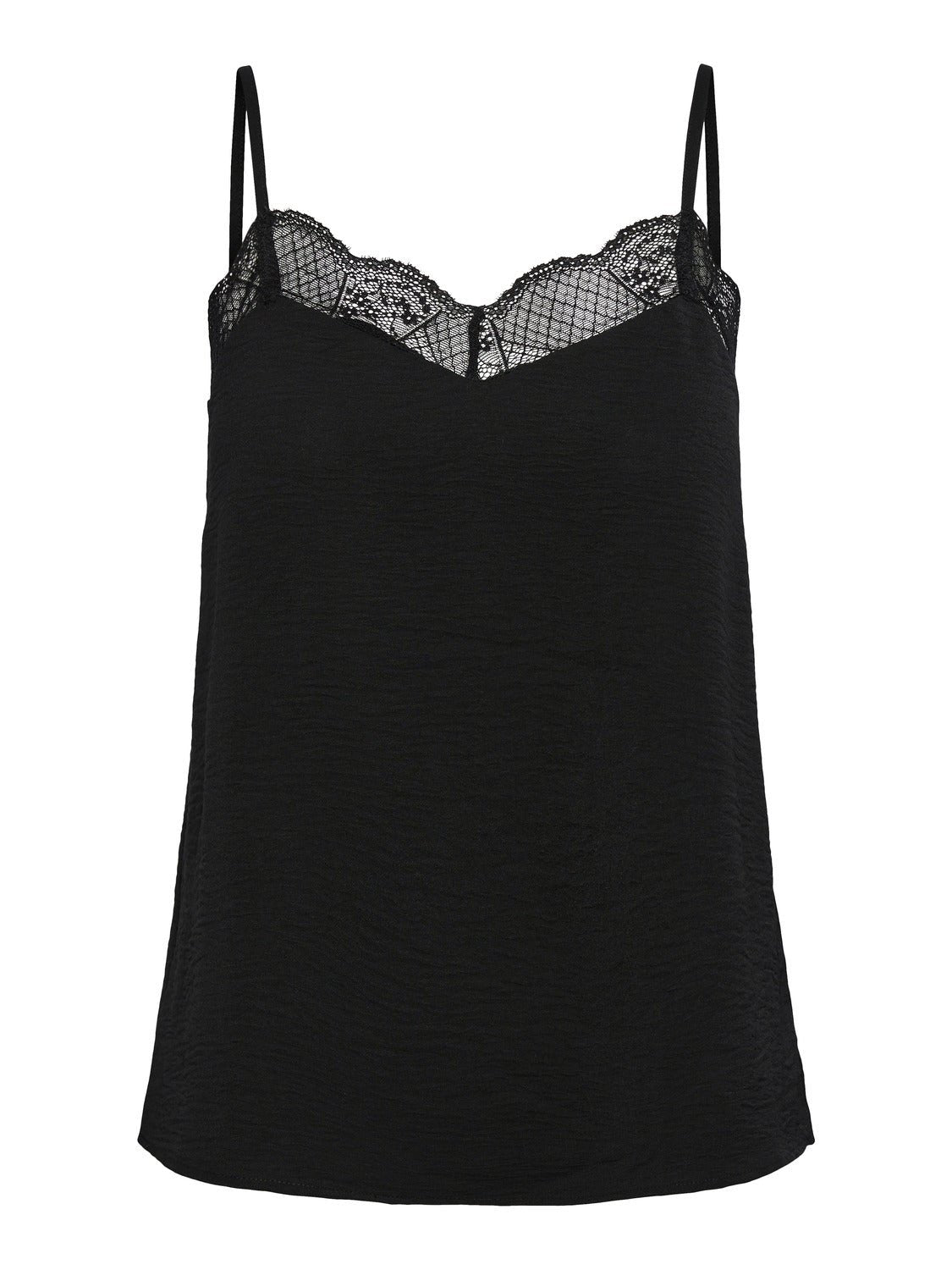 PCTIFFANY Singlet - Black - VERO MODA & VILA Bergvik